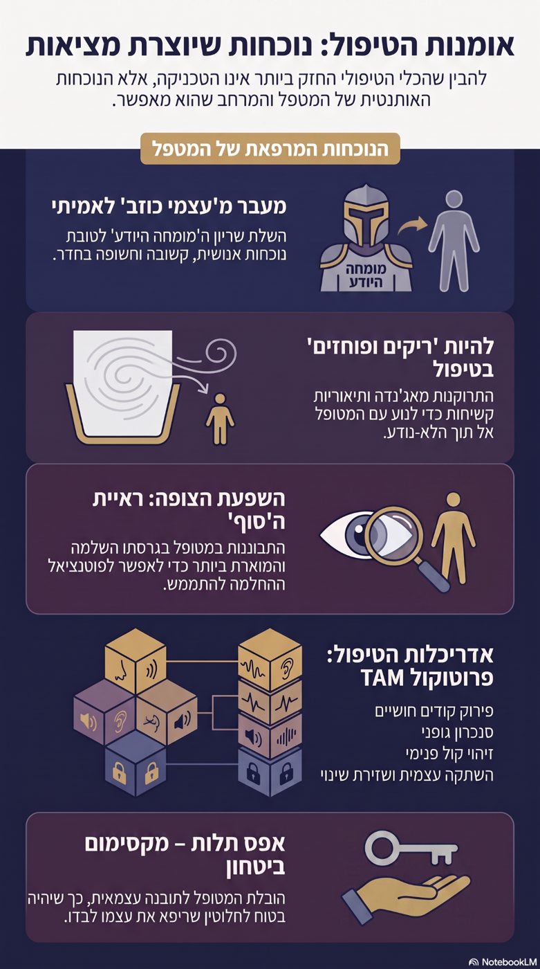 מפת אומנות הטיפול — נוכחות יוצרת מציאות
